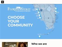 Tablet Screenshot of floridaweekly.com